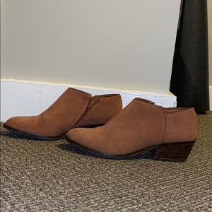 Lucky Brand Cognac Booties
